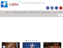 Tablet Screenshot of cabsa.org.za